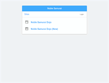 Tablet Screenshot of noblesamurai.screenstepslive.com